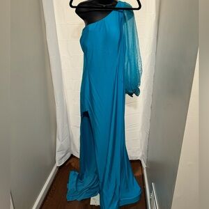 Rachel Allan Vibrant Blue Dress